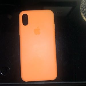 iPhone X/XS papaya Apple silicone case